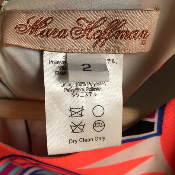 Mara Hoffman Maxi Dress Cut Out Back Orange - Picture 10 of 11